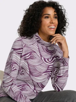Rollkragenshirt aus reiner Baumwolle