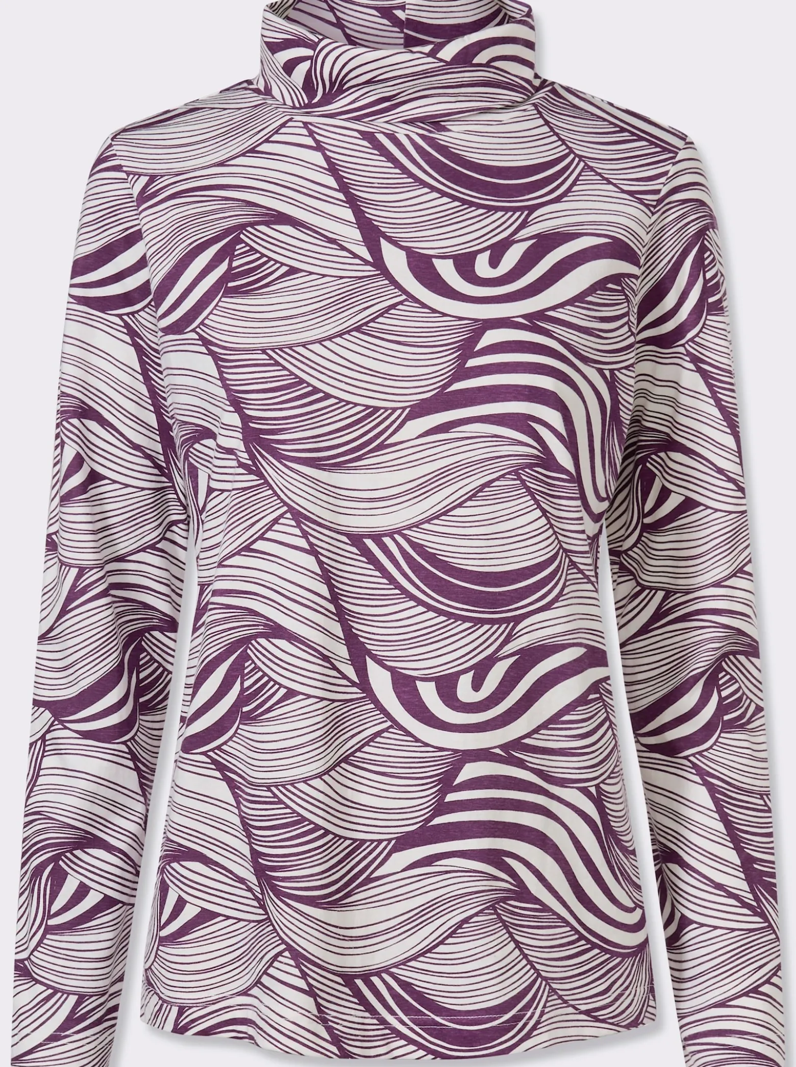 Rollkragenshirt aus reiner Baumwolle
