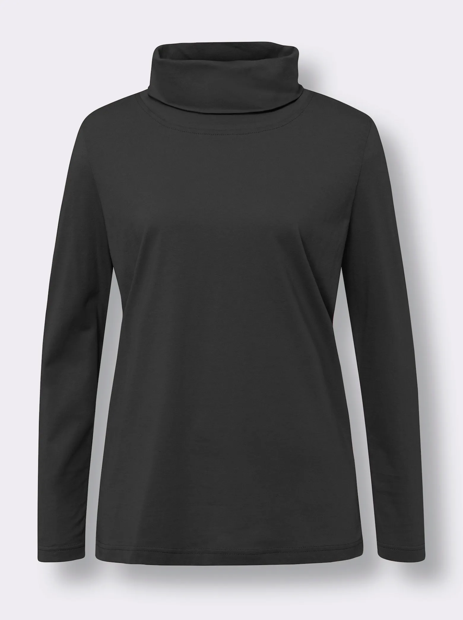 Rollkragenshirt aus reiner Baumwolle