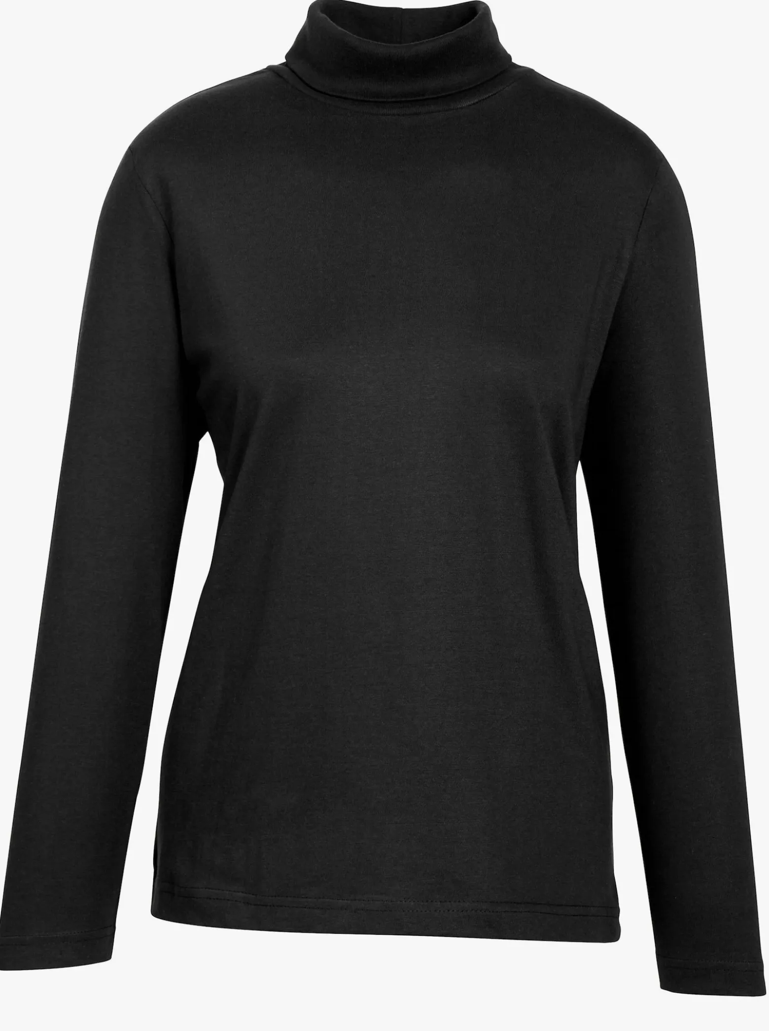 Rollkragenshirt mit langen Ärmeln