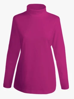 Rollkragenshirt mit langen Ärmeln