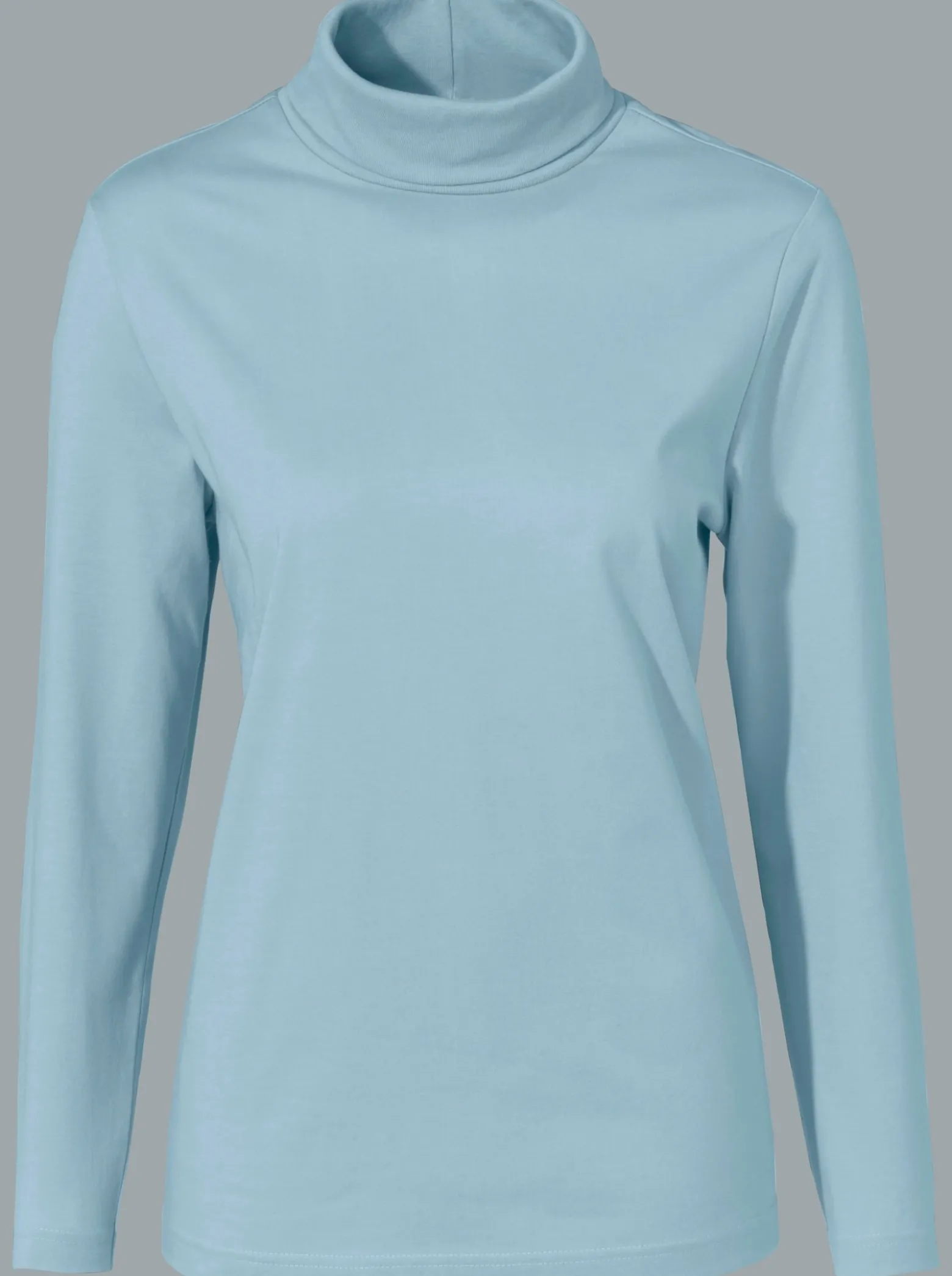 Rollkragenshirt mit langen Ärmeln