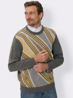 Rundhals-Pullover