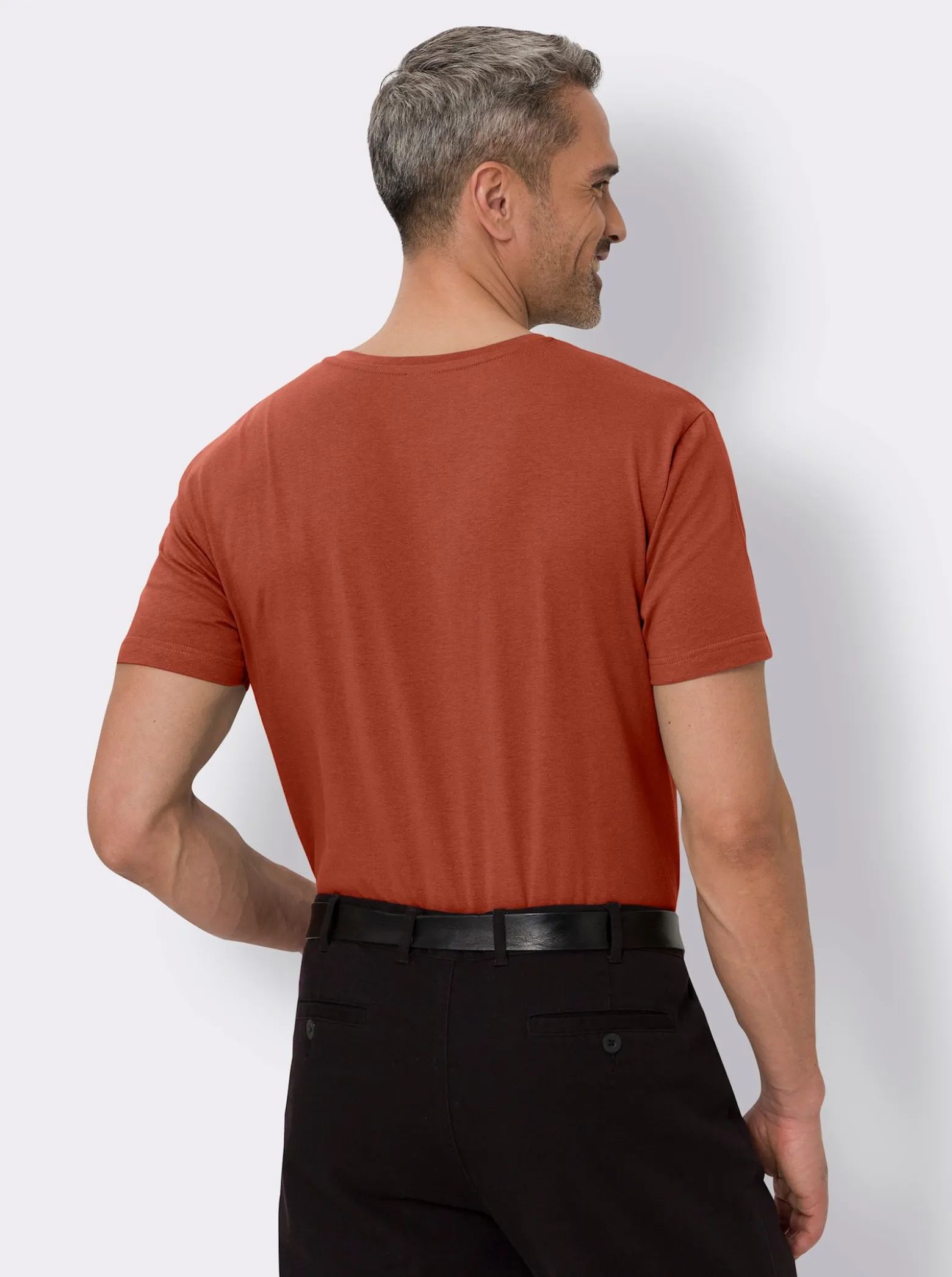 Rundhals-Shirt
