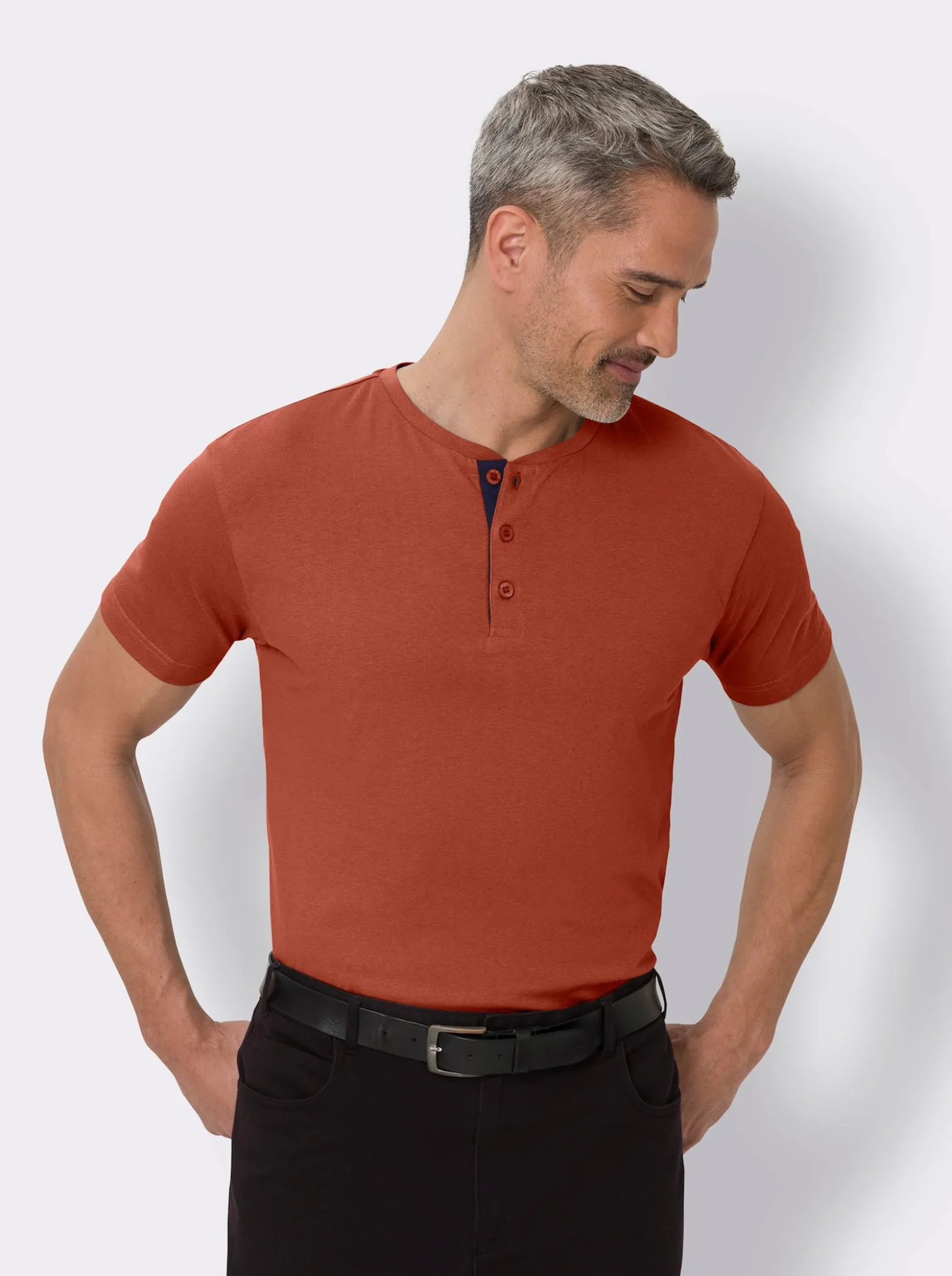 Rundhals-Shirt