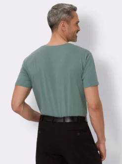 Rundhals-Shirt