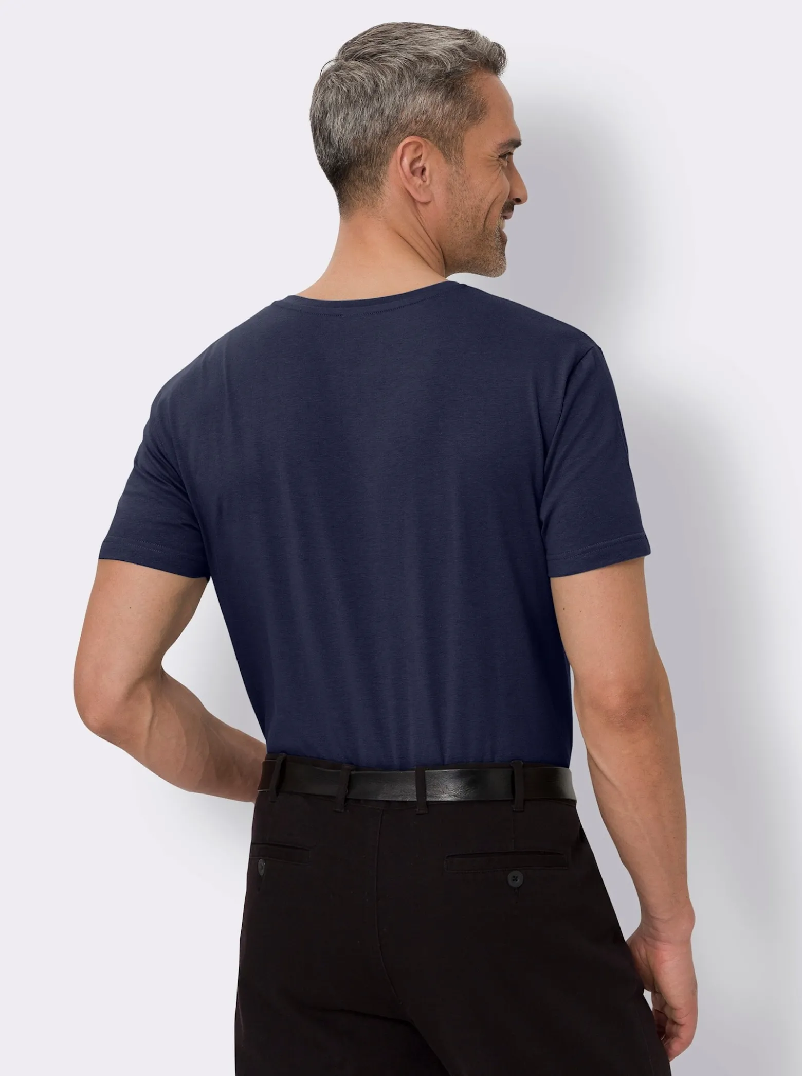Rundhals-Shirt