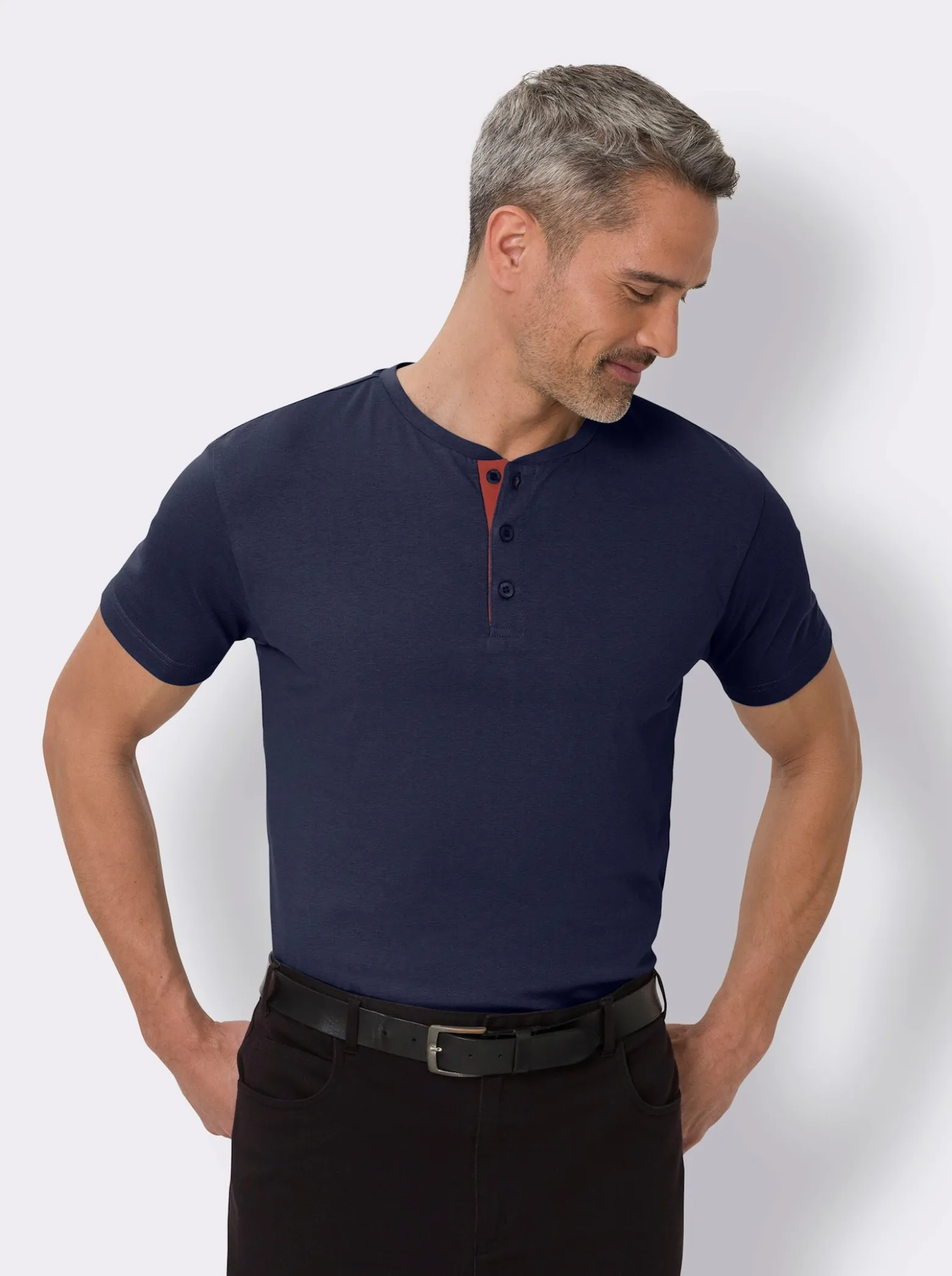 Rundhals-Shirt