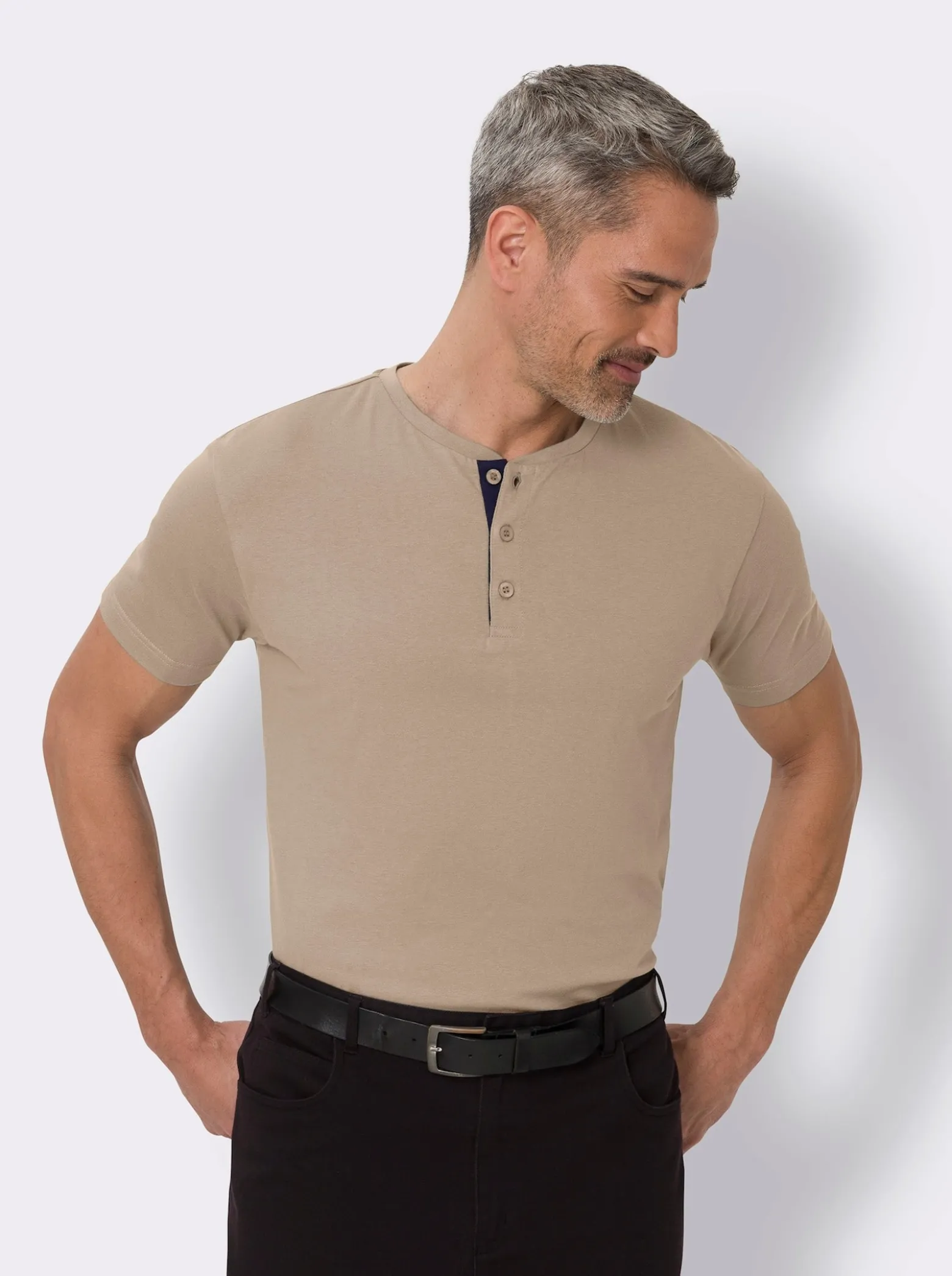 Rundhals-Shirt