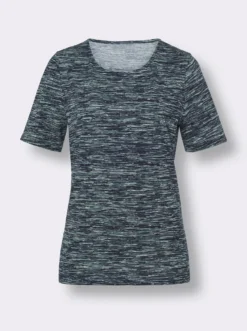 Rundhalsshirt aus reiner Baumwolle