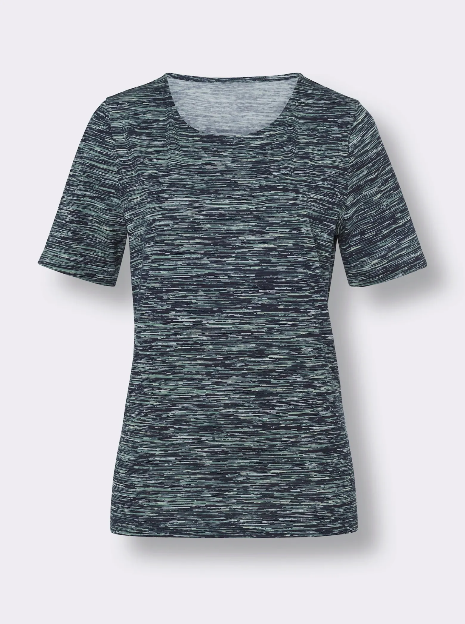 Rundhalsshirt aus reiner Baumwolle