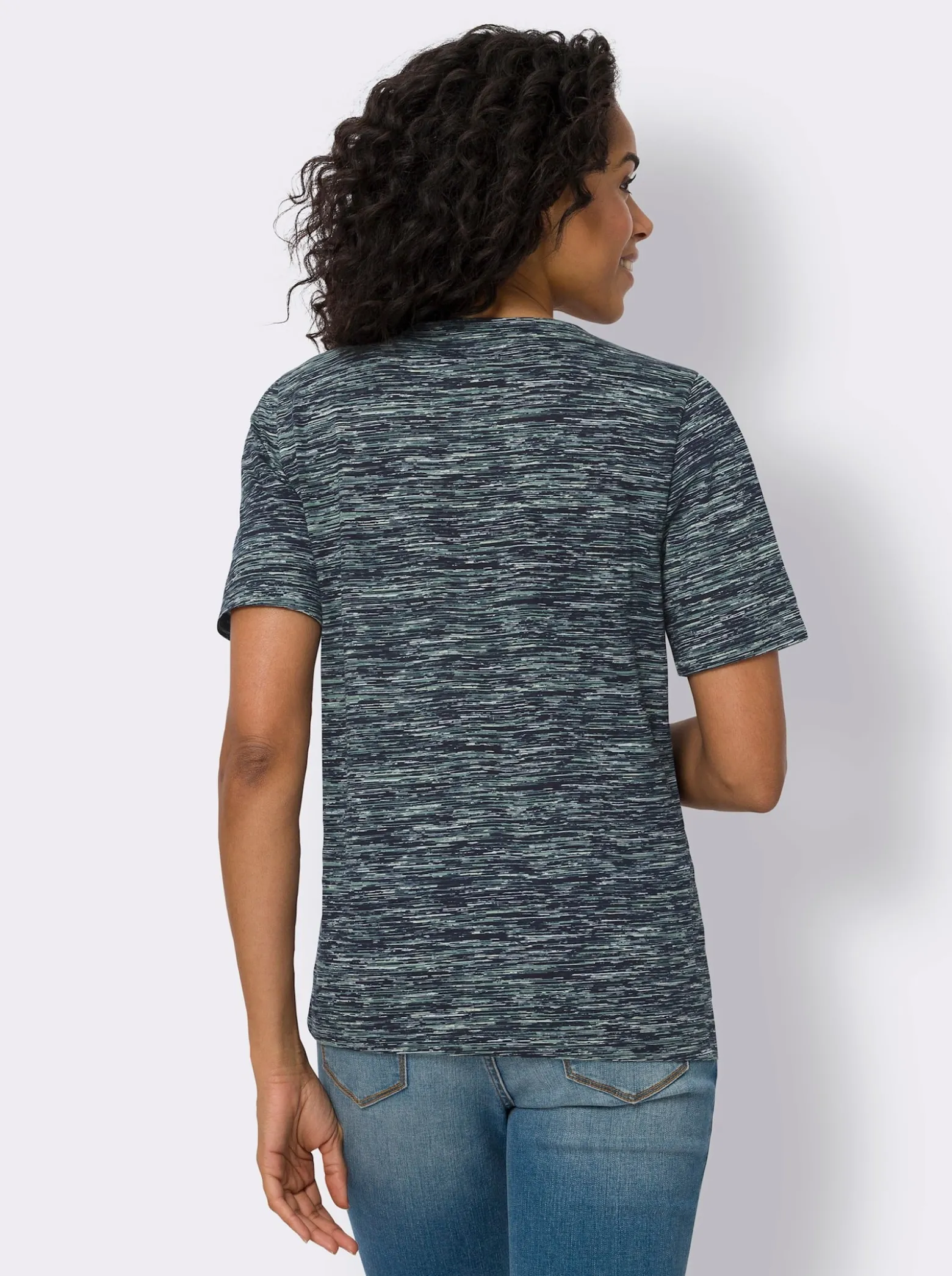 Rundhalsshirt aus reiner Baumwolle