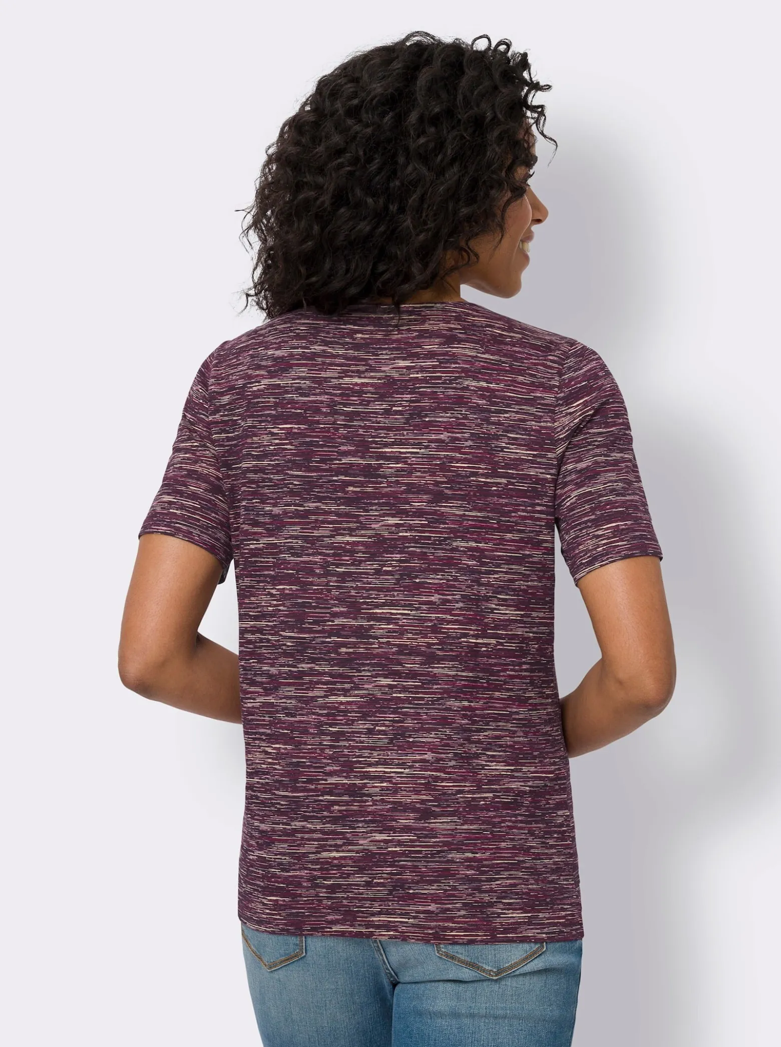 Rundhalsshirt aus reiner Baumwolle