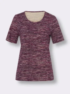Rundhalsshirt aus reiner Baumwolle