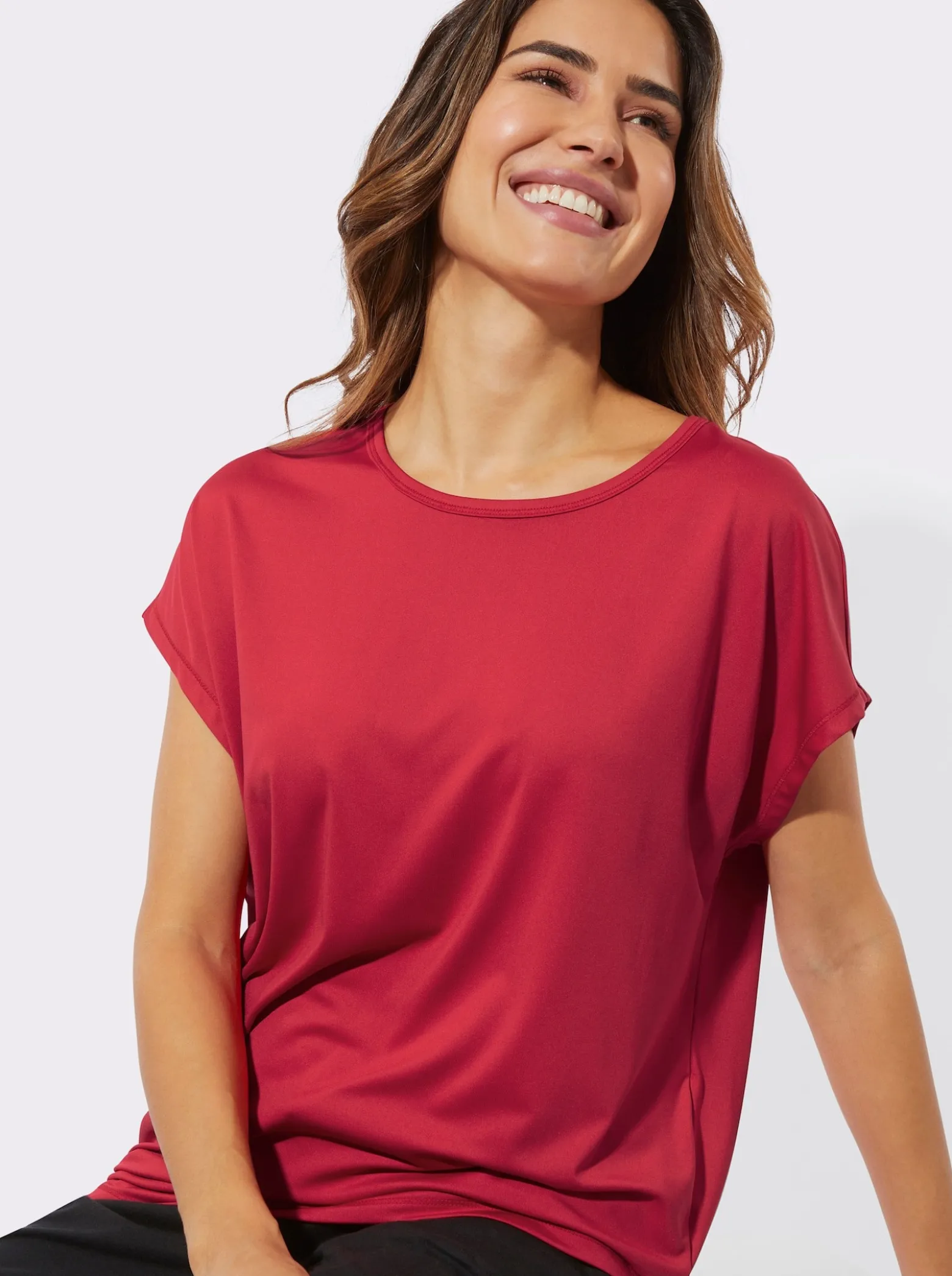 Rundhalsshirt für Sport und Freizeit