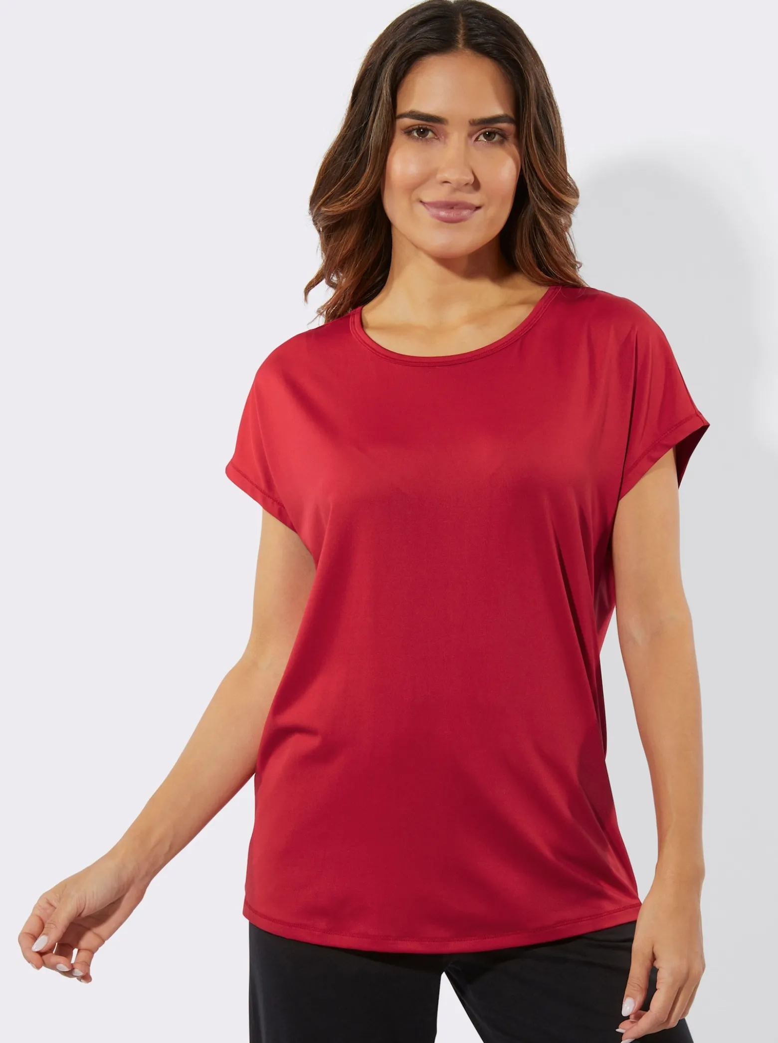 Rundhalsshirt für Sport und Freizeit