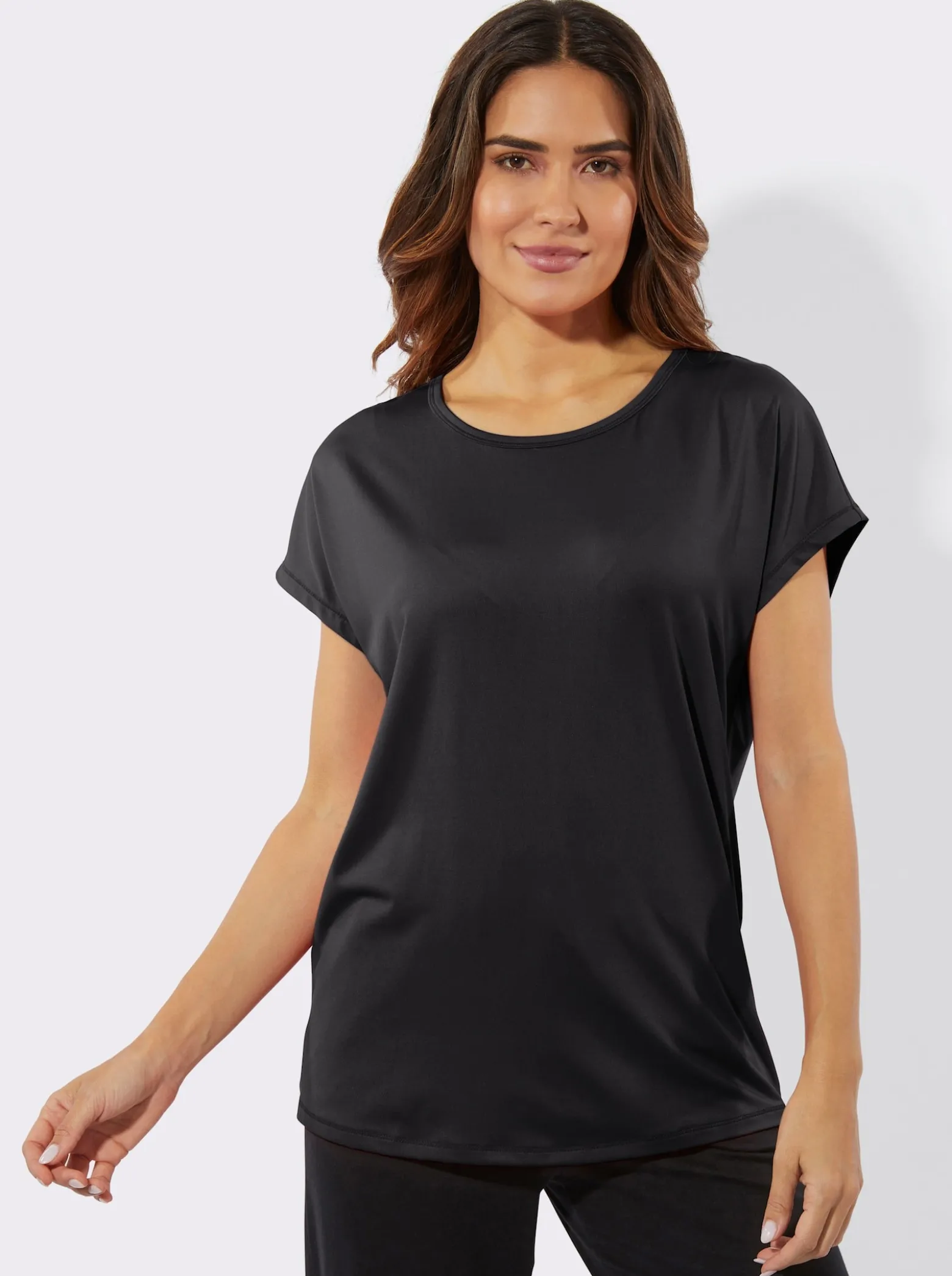 Rundhalsshirt für Sport und Freizeit
