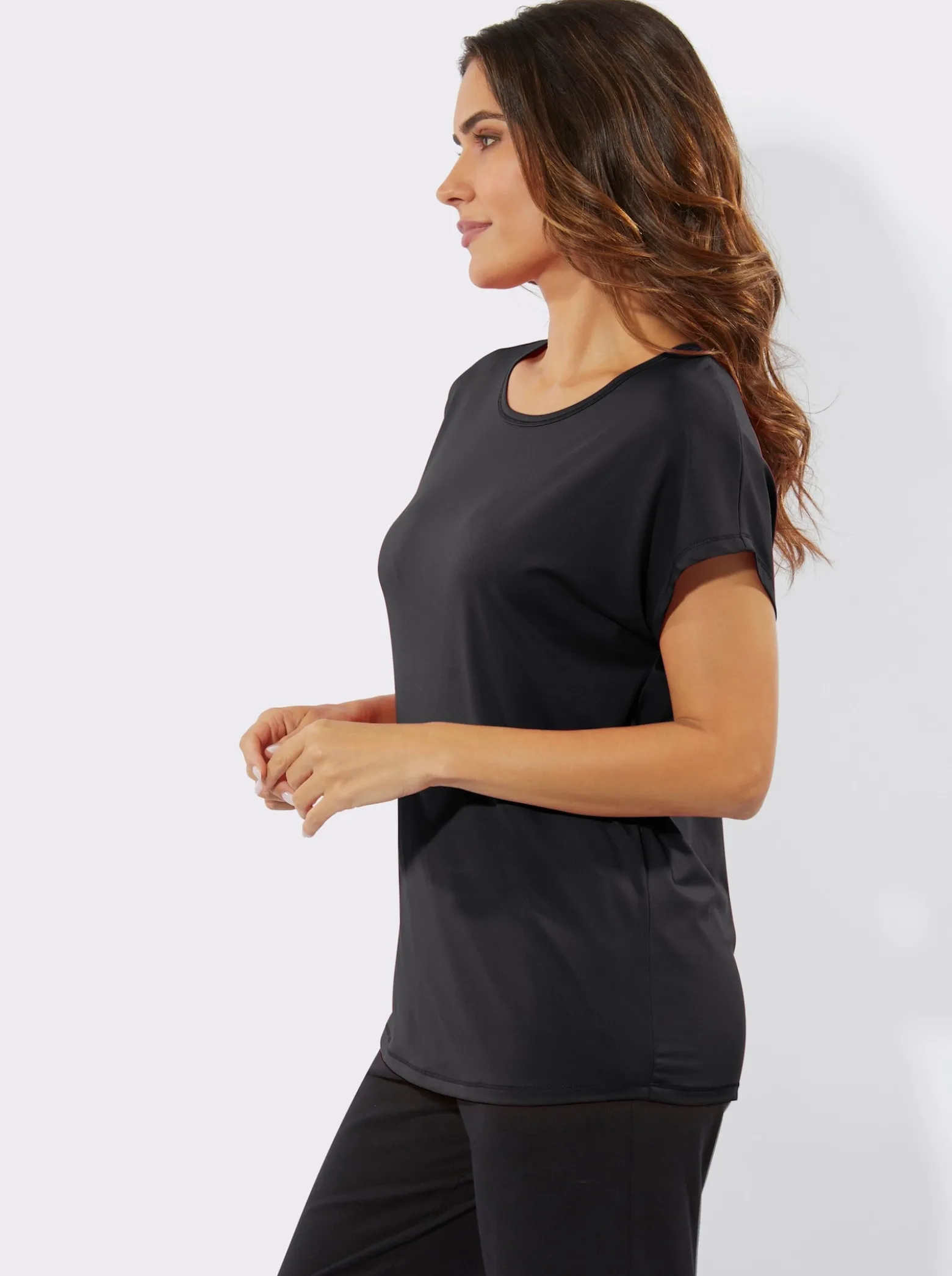 Rundhalsshirt für Sport und Freizeit