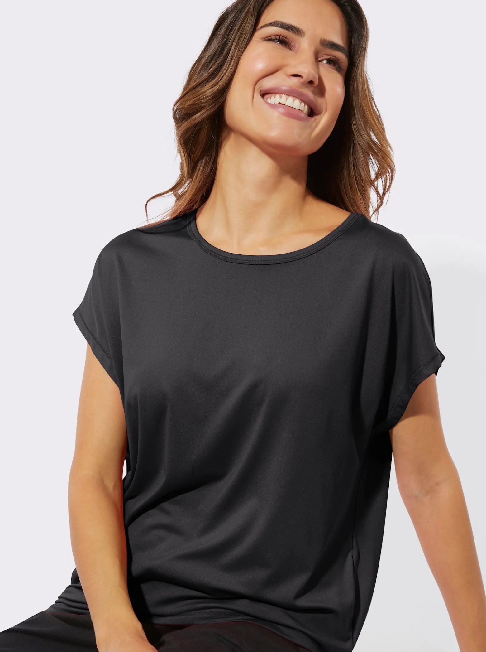 Rundhalsshirt für Sport und Freizeit