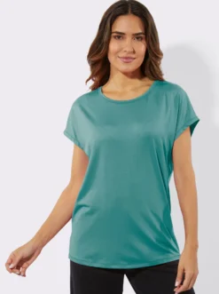 Rundhalsshirt für Sport und Freizeit