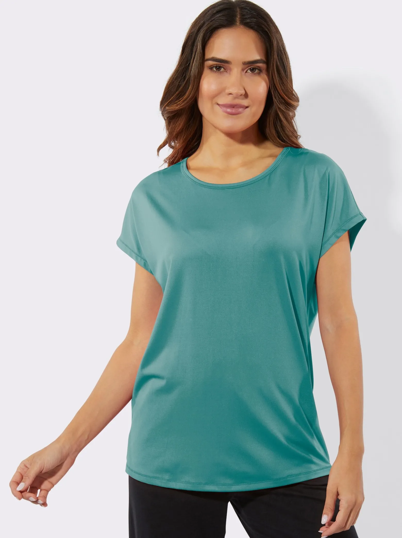 Rundhalsshirt für Sport und Freizeit