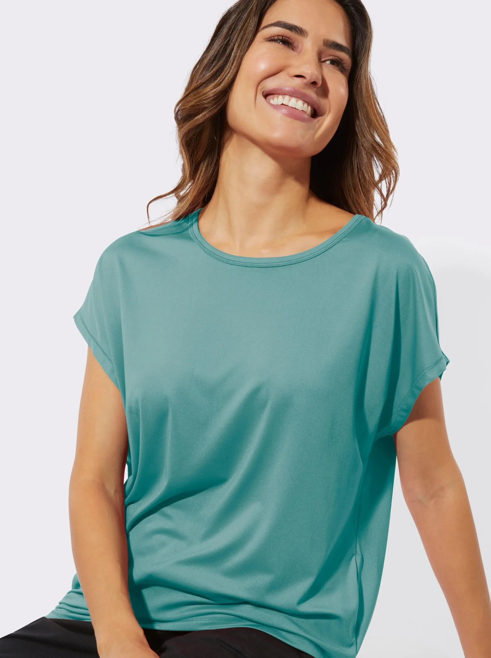 Rundhalsshirt für Sport und Freizeit