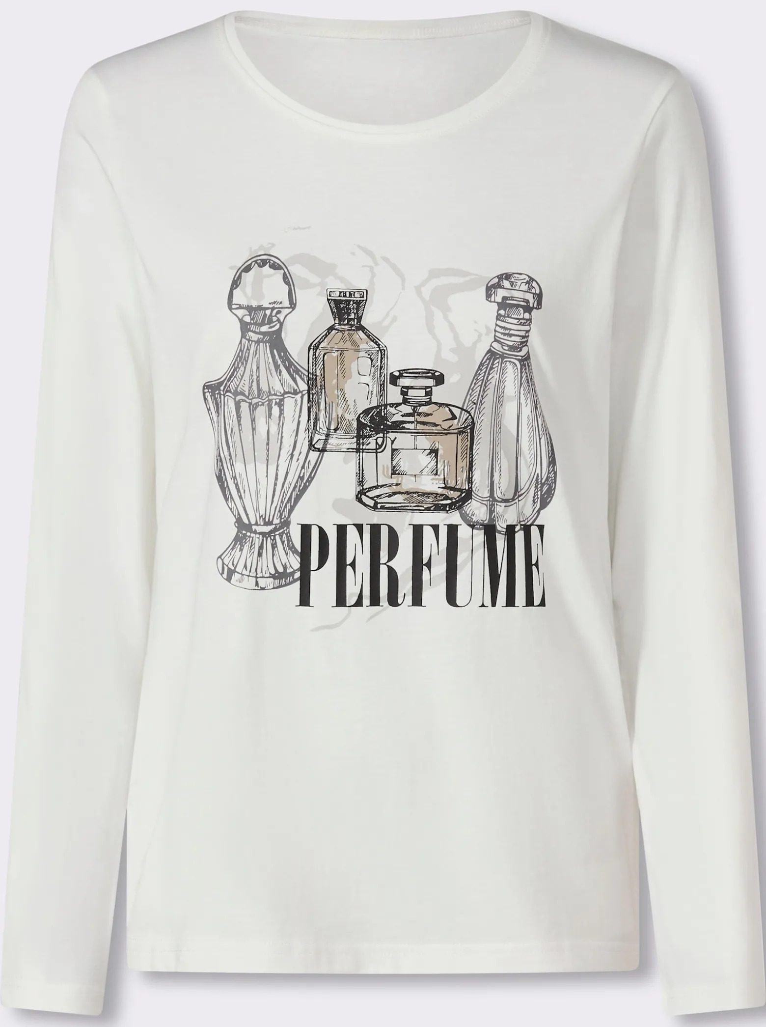 Rundhalsshirt mit Druck-Motiv