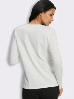 Rundhalsshirt mit Druck-Motiv