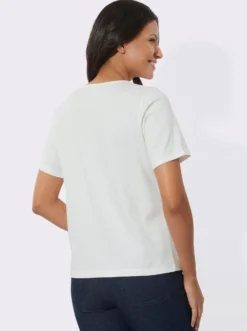 Rundhalsshirt mit Früchte-Print