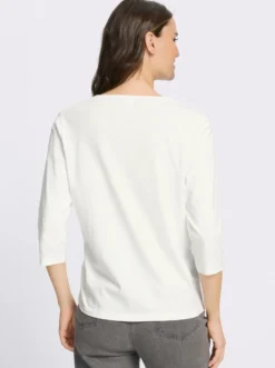 Rundhalsshirt mit Giraffen-Print