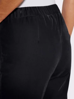 Samthose mit Rundum-Dehnbund