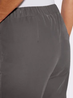 Samthose mit Rundum-Dehnbund