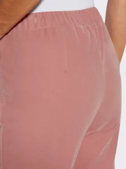 Samthose mit Rundum-Dehnbund