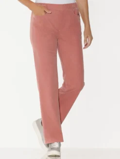 Samthose mit Rundum-Dehnbund