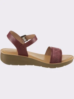 Sandalette mit seitlichem Gummizug
