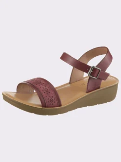 Sandalette mit seitlichem Gummizug