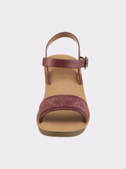 Sandalette mit seitlichem Gummizug