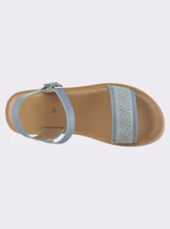 Sandalette mit seitlichem Gummizug