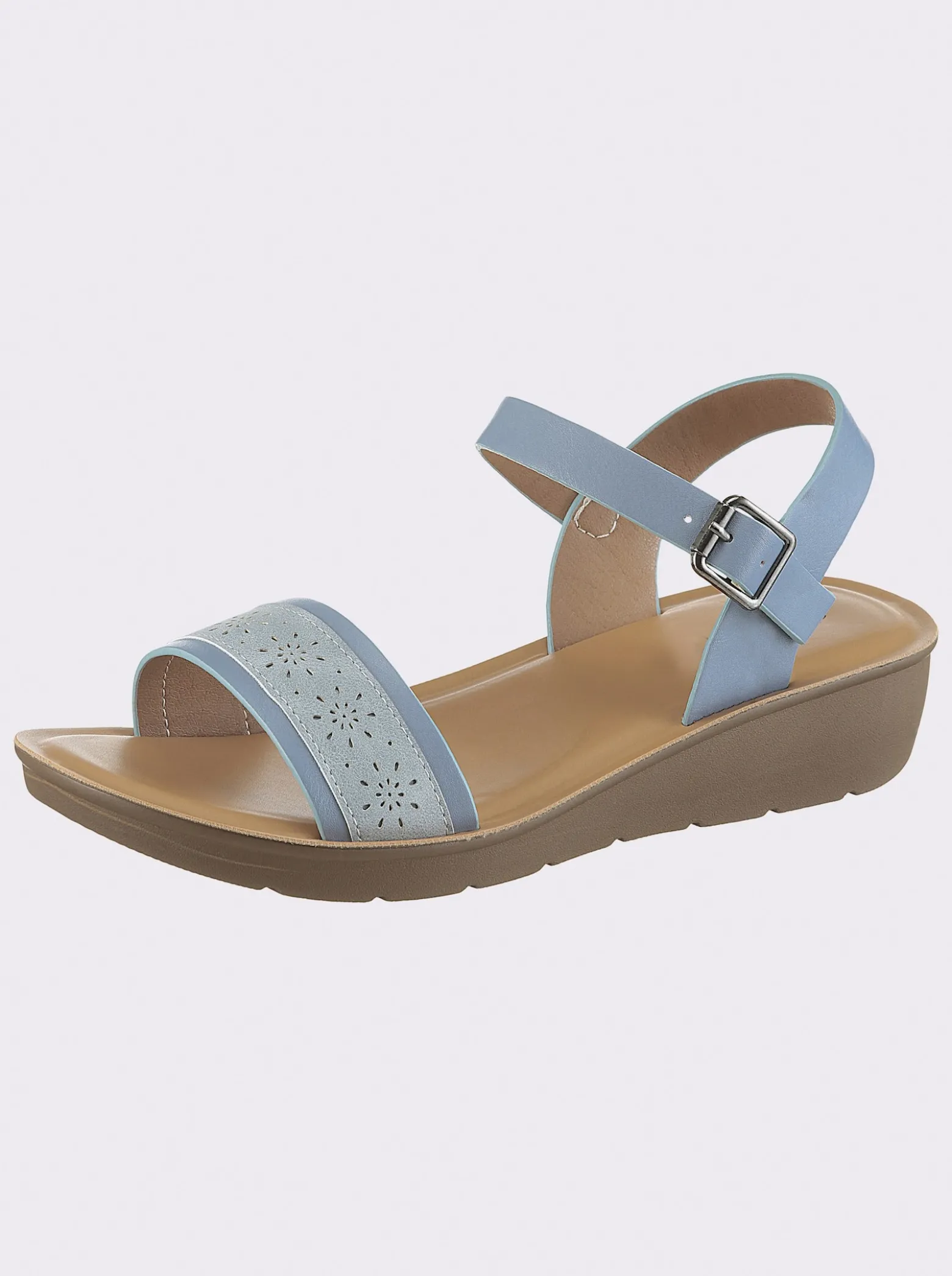 Sandalette mit seitlichem Gummizug