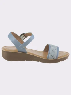 Sandalette mit seitlichem Gummizug