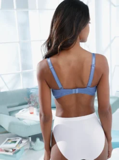 Schalen-BH ohne Bügel mit Jacquard-Muster