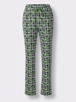 Schlafanzug mit gemusterter Hose