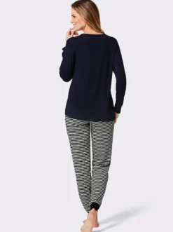 Schlafanzug mit Ringelhose