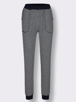 Schlafanzug mit Ringelhose
