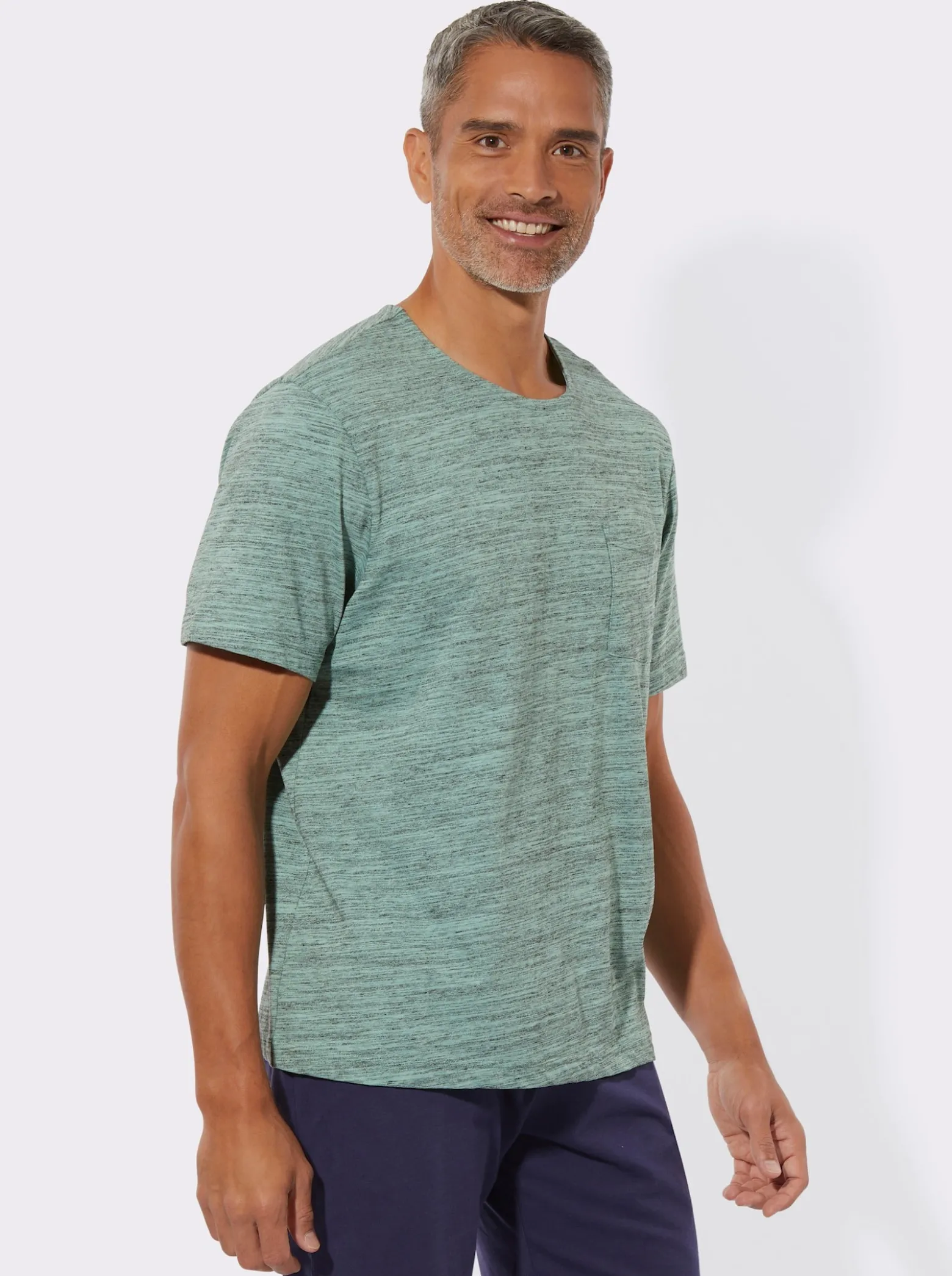 Schlafanzugshirt mit Brusttasche