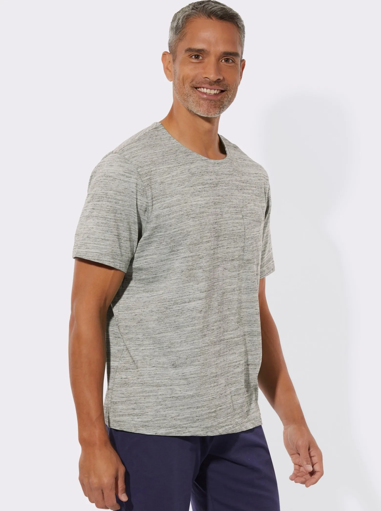 Schlafanzugshirt mit Brusttasche