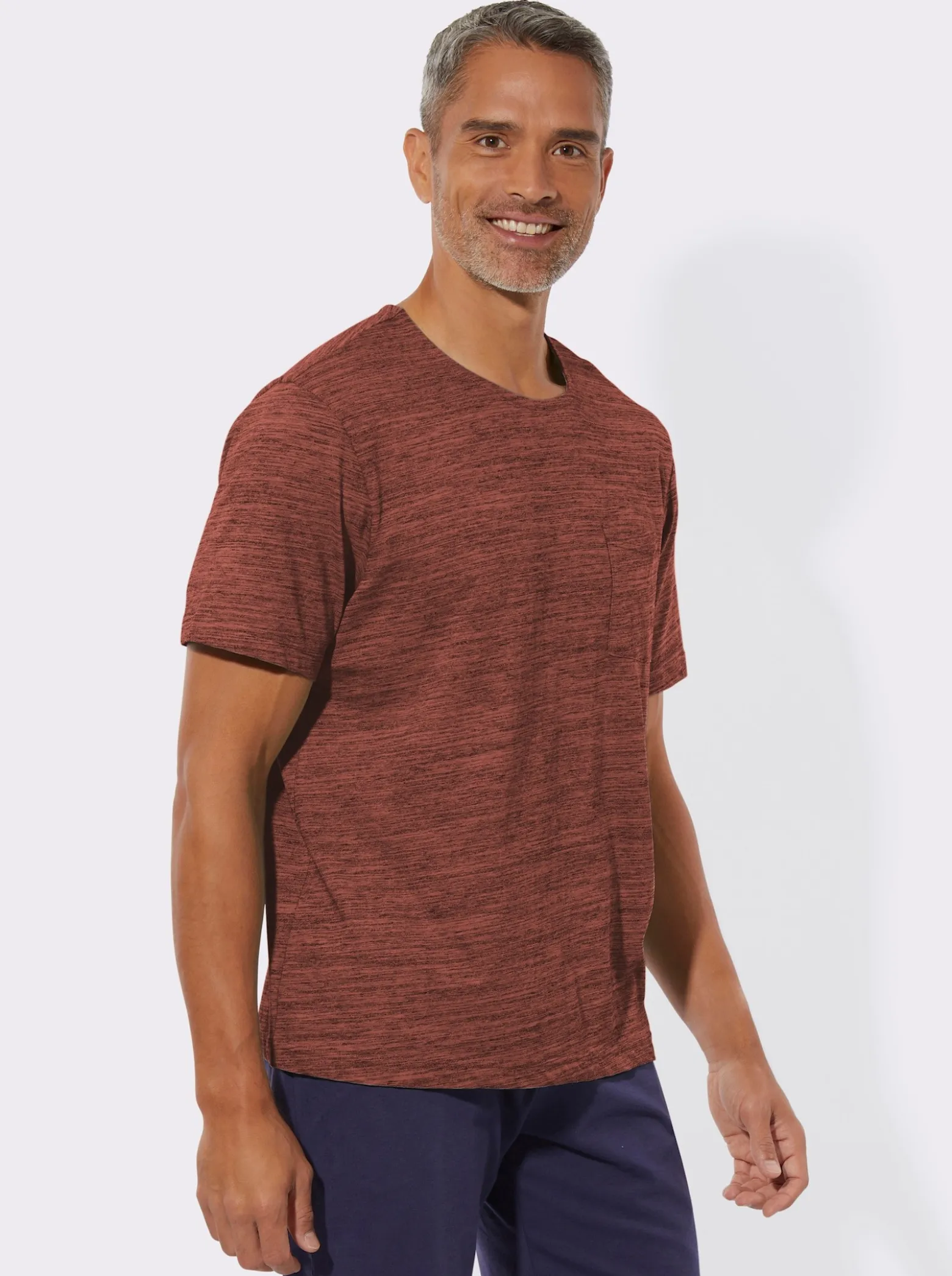 Schlafanzugshirt mit Brusttasche