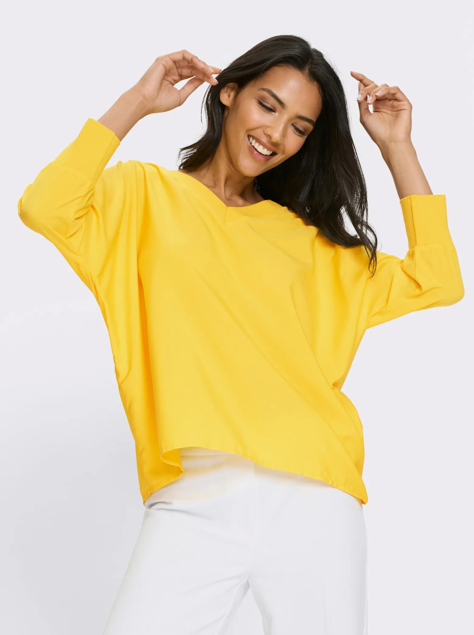Schlupfbluse in Oversize-Form