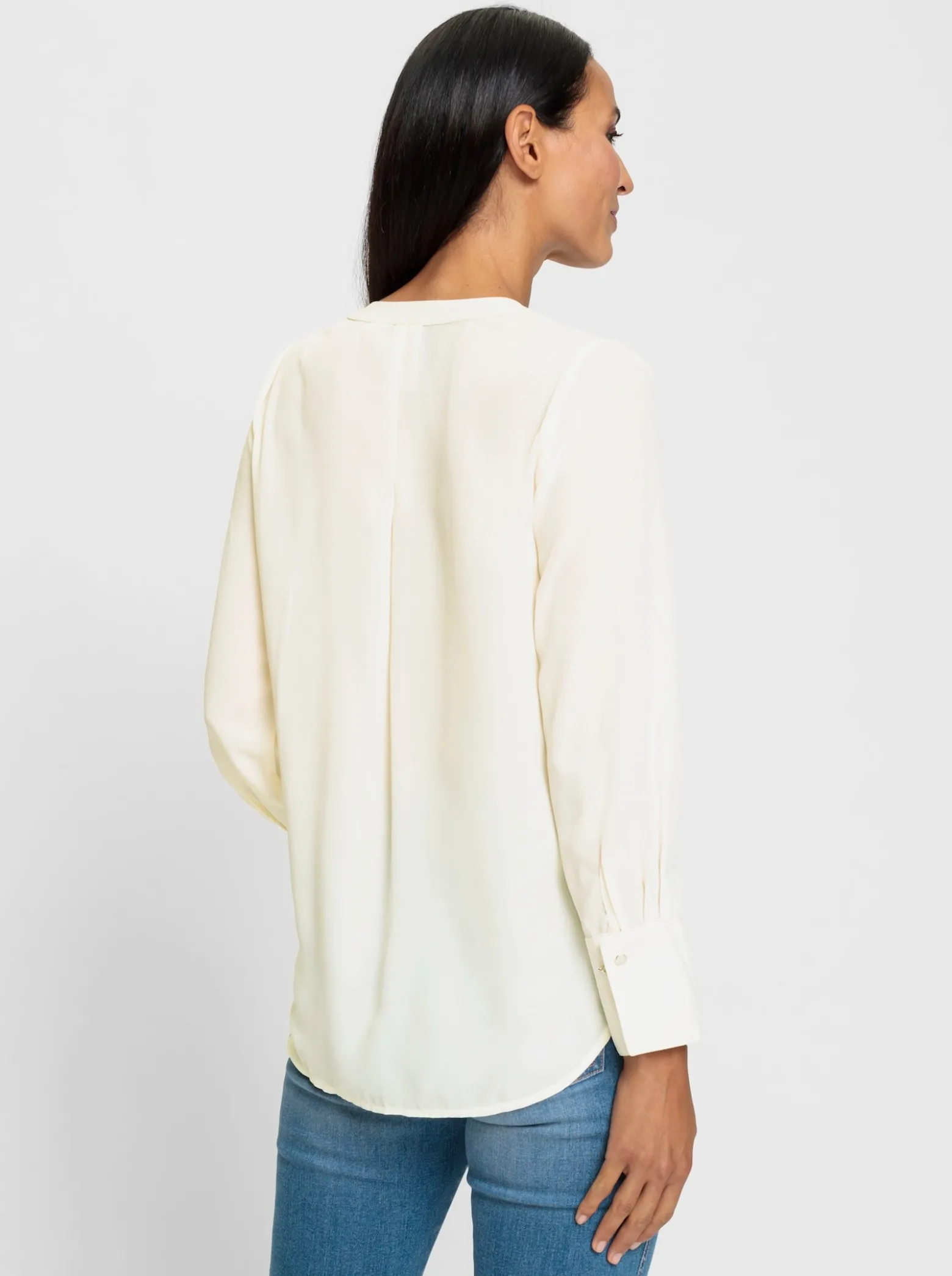 Schlupfbluse leicht transparent