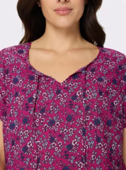 Schlupfbluse mit Millefleurs